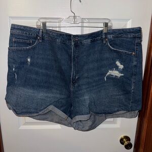 Old Navy Distressed Blue Jean Shorts